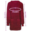 vidaXL Sweat &agrave; capuche couverture KINN Rouge L Coton