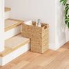 vidaXL Panier d'escalier Naturel 38 x 20 x 40 cm Jacinthe d'eau