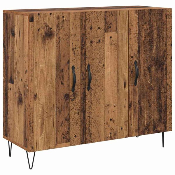 vidaXL Buffet Bois ancien 90 x 32,5 x 80 cm Bois d'ing&eacute;nierie