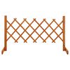 vidaXL Cl&ocirc;ture en treillis de jardin Orange 120x60 cm Bois de sapin