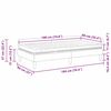 vidaXL Cadre de lit d'angle avec matelas Autre 2 pcs Turquoise Velours