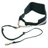 FLAMINGO Ceinture pour chien avec laisse &eacute;lastique Canicross Noir