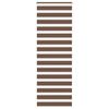 vidaXL Store z&egrave;bre marron 75x200 cm largeur du tissu 70,9 cm polyester