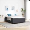 vidaXL Cadre de lit plateforme Gris fonc&eacute; 160 x 200 cm