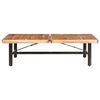 vidaXL Table basse 142x90x42 cm Bois d'acacia massif