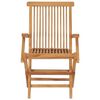 vidaXL Chaises de jardin avec coussins vert vif lot de 8 Teck massif