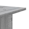 vidaXL Supports pour plantes 2 pcs sonoma gris bois d'ing&eacute;nierie