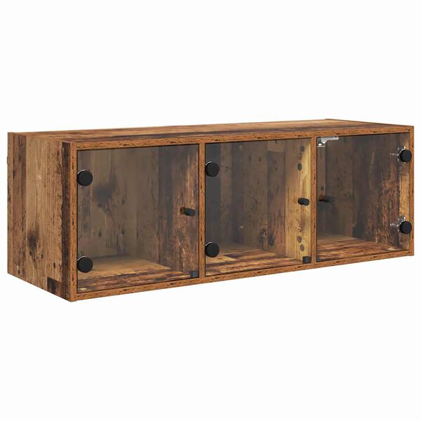 vidaXL Meuble mural Bois Ancien 102 x 37 x 35 cm Bois d'ing&eacute;nierie