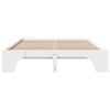 vidaXL Cadre de lit Blanc 150 x 200 cm Pin massif
