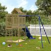 vidaXL Aire de jeux d'ext&eacute;rieur bois de pin impr&eacute;gn&eacute;