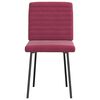 vidaXL Chaises &agrave; manger lot de 2 Rouge bordeaux Velours