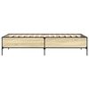 vidaXL Cadre de lit sans matelas chêne sonoma 90x200 cm