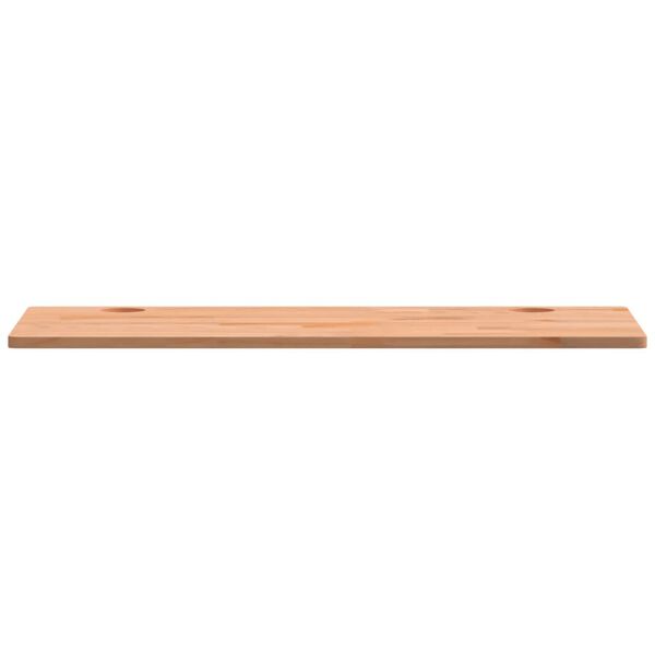 vidaXL Dessus de bureau 110x55x1,5 cm bois massif de h&ecirc;tre