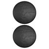 vidaXL Housses pour salon &icirc;lot 2 pcs 8 &oelig;illets &Oslash;188x50 cm rond