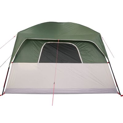 vidaXL Tente de cabine familiale 10 personnes vert imperméable