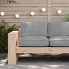 vidaXL Coussin Gris 80 x 80 x 12 cm Tissu Oxford