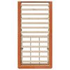 vidaXL Cadre de lit Cire marron 90 x 200 cm Bois de pin massif