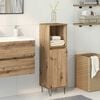 vidaXL Armoire de salle de bain ch&ecirc;ne artisanal 30x30x100 cm