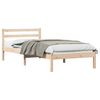 vidaXL Cadre de lit Marron 215,5 x 85,5 x 69,5 cm Bois de Pin Massif