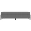 vidaXL Cadre de lit avec matelas Gris clair 120 x 190 cm tissu
