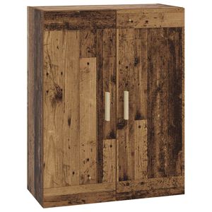 vidaXL Meuble mural Montage mural Bois ancien 69,5 x 34 x 90 cm