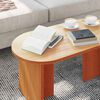 vidaXL Table basse Brun cire 80 x 39,5 x 35 cm Bois de pin massif