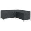 vidaXL Housse pour meubles Noir 235 x 235 x 85 cm Tissu Oxford 600D