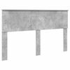 vidaXL Cadre de lit Gris B&eacute;ton 150 x 200 cm Pin massif
