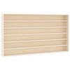 vidaXL Vitrine de collection en bois avec 6 &eacute;tag&egrave;res 100x9x55 cm