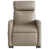 vidaXL Fauteuil inclinable de massage Cappuccino Similicuir