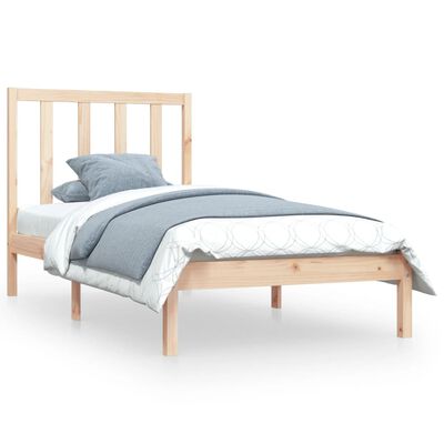 vidaXL Cadre de lit sans matelas bois massif de pin 100x200 cm