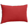 vidaXL Coussins de canap&eacute; 2 pcs Rouge 50 x 30 cm tissu