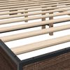 vidaXL Cadre de lit sans matelas ch&ecirc;ne marron 150x200 cm