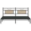 vidaXL Cadre de lit sans matelas ch&ecirc;ne sonoma 183x203 cm