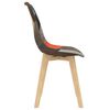 vidaXL Chaises à manger lot de 6 Design de patchwork multicolore tissu
