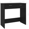 vidaXL Bureau Noir 80x40x75 cm Agglom&eacute;r&eacute;