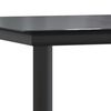 vidaXL Ensemble à manger de jardin 5 pcs noir textilène et acier