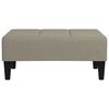 vidaXL Repose-pied Gris clair 78x56x32 cm Velours