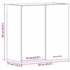 vidaXL Armoire suspendue avec &eacute;tag&egrave;re Lyon Ch&ecirc;ne noir 60 x 31 x 60 cm