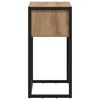 vidaXL Table d'appoint avec tiroir Ch&ecirc;ne artisan 100 x 36 x 75 cm