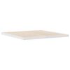 vidaXL Cadre de lit sur&eacute;lev&eacute; Blanc 213.5 x 104 x 9 cm Pin massif