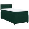 vidaXL Sommier &agrave; lattes de lit avec matelas Vert fonc&eacute; 90x190 cm