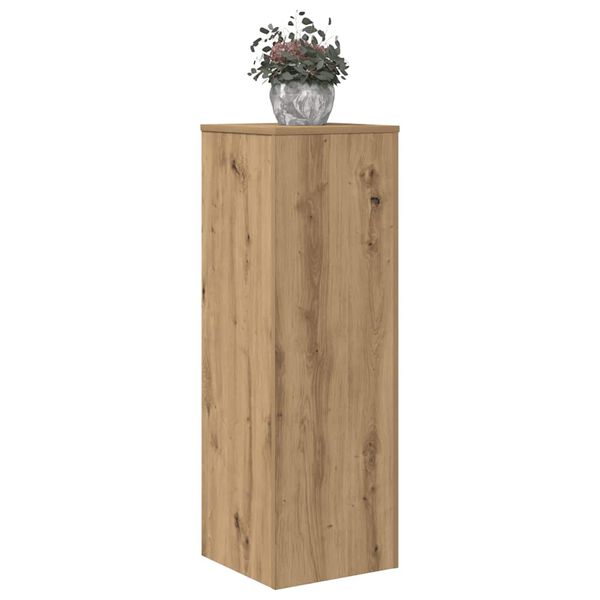 vidaXL Support pour plantes 33x33x100 cm bois d'ing&eacute;nierie