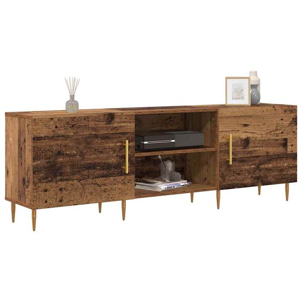 vidaXL Meuble TV Bois ancien 150 x 30 x 50 cm Bois d'ing&eacute;nierie