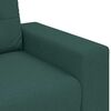 vidaXL Canap&eacute; 3 pcs Vert fonc&eacute; 221 x 80 x 80 cm Tissu en lin m&eacute;lang&eacute;