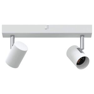 vidaXL Spot de plafond Blanc 26 x 6,5 x 11,5 cm m&eacute;tal