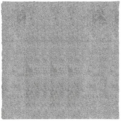 vidaXL Tapis shaggy PAMPLONA poils longs moderne gris 240x240 cm