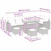 vidaXL Ensemble de canap&eacute; de jardin 10 pcs Beige polyrotin