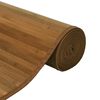 vidaXL Tapis rectangulaire marron 70x100 cm bambou