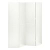 vidaXL Cloison de s&eacute;paration 4 panneaux Blanc 160x180 cm Acier